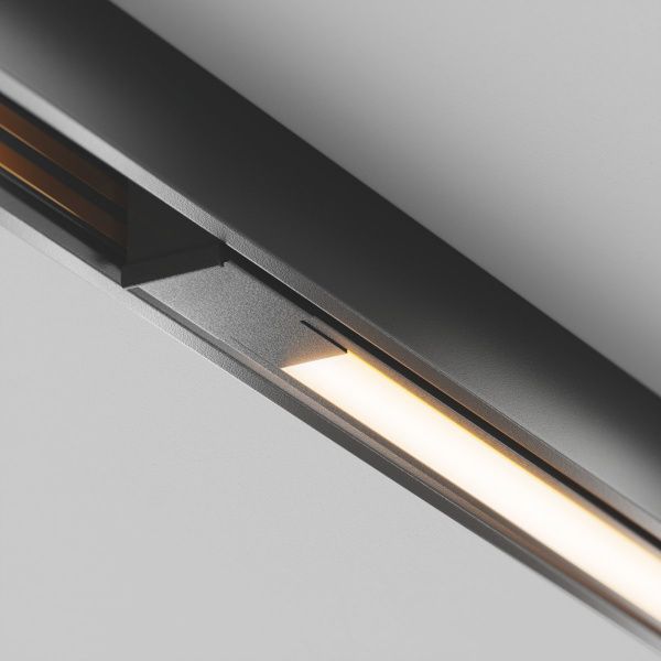 Трековый светильник Maytoni Technical Basis TR240-2-18W3K-B, черный