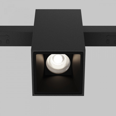 фото Трековый светильник Maytoni Technical Alfa TR121-4-7W-DS-B, черный