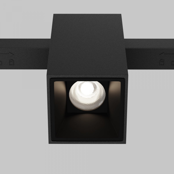 фото Трековый светильник Maytoni Technical Alfa TR121-4-7W-DS-B, черный