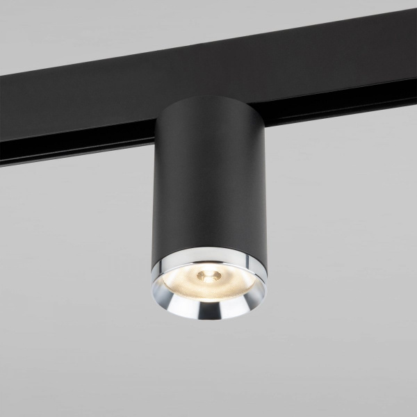 фото Slim Magnetic R06 Трековый светильник 10W 4200K Ringe черный/серебро 85506/01