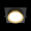 фото Встраиваемый светильник Maytoni Technical Hoop DL086-GX53-SQ-BG, черный