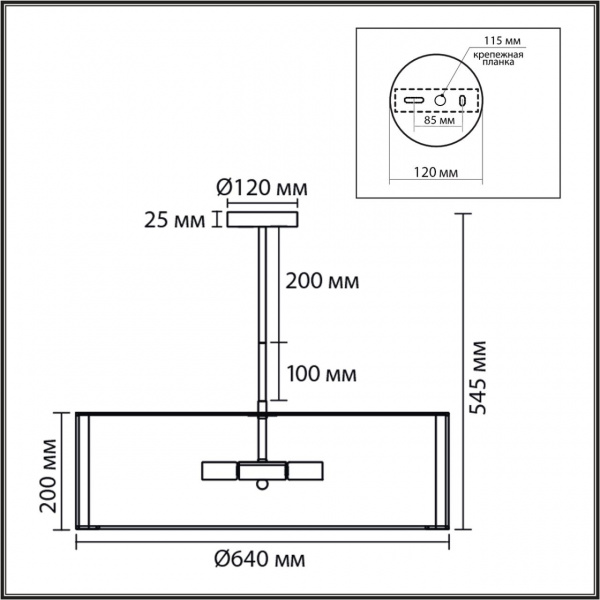 фото Золотой/бежевый, металл/текстиль Люстра потолочная Е14 7*40W 220V KORTNI PROVENCE, арт. 8287/7