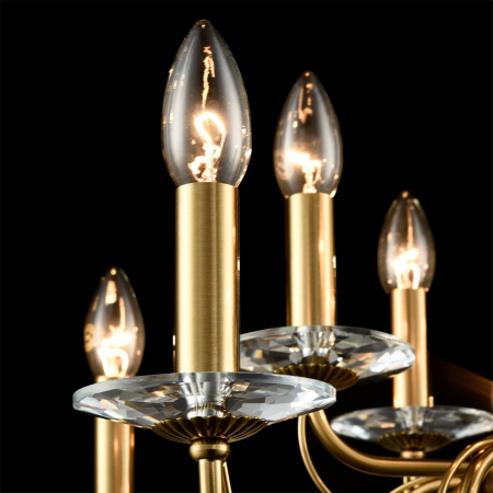 фото Медь, металл/стекло Люстра подвесная Е14 10*40W 220V INCANTO CLASSI, арт. 8033/10