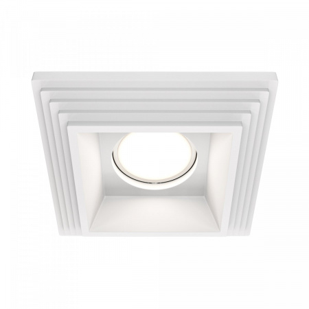 фото Встраиваемый светильник Maytoni Technical Gyps Modern DL005-1-01-W, белый