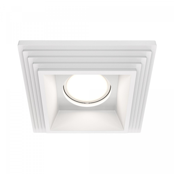 фото Встраиваемый светильник Maytoni Technical Gyps Modern DL005-1-01-W, белый