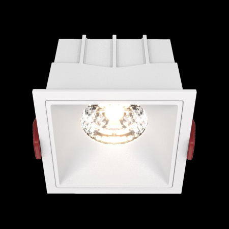фото Встраиваемый светильник Maytoni Technical Alfa LED DL043-01-15W3K-SQ-W, белый