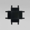 фото Четырёхсторонний соединитель для накладного шинопровода Flat Magnetic 85003/00