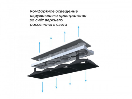 фото Светильник напольный SWG, 110Вт, IP20, серебро, 3000-6000К, DL-RUBY-110-SL-CCT
