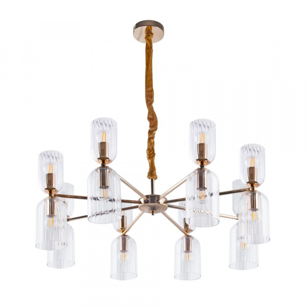 Подвесная люстра Arte Lamp CHARM A1623LM-16GO