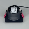 фото Свет-к LED (S2910) встр. квадр. 220-240V SMD 1*10W 4000K черный +V