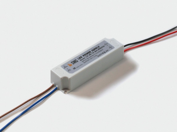 Блок Питания SWG для светодиодных лент IP 67 пластик 40 W, 12V, LV-40-12