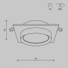 фото Встраиваемый светильник Maytoni Technical Hoop DL086-GX53-SQ-B, черный