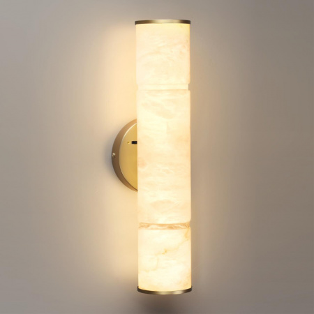 фото Настенный светильник латунь/металл/алебастр IP20 LED 12W 540Лм 3000K/4000K MARBELLA L-VISION, арт. 6674/12WL
