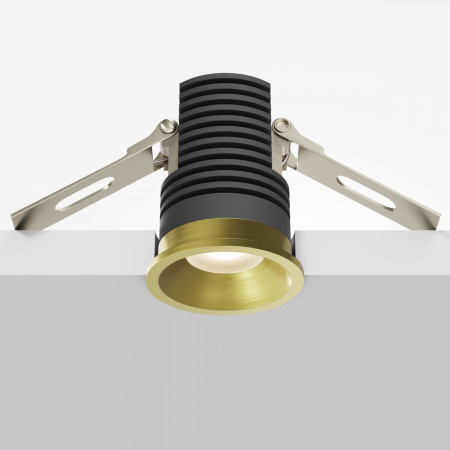 фото Встраиваемый светильник Maytoni Technical Mini DL059-7W3K-BS, черный