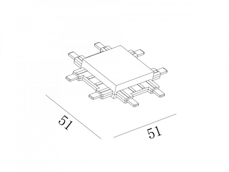 фото Коннектор системы SWG SLIM, CN-SLIM-BL-X