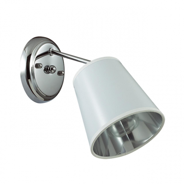 Хром/абажур ткань/подвески хрусталь Бра E14 40W 220V ZULIENNA COMFI, арт. 3314/1W
