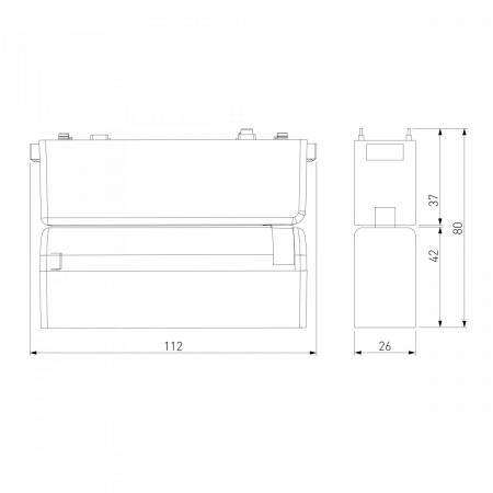 фото Трековый светильник 5W 4000K Unity Flat Magnetic 85092/01