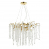Золотой/прозрачный металл/хрусталь Люстра G9 8*40W BANCHE HALL, арт. 5005/8