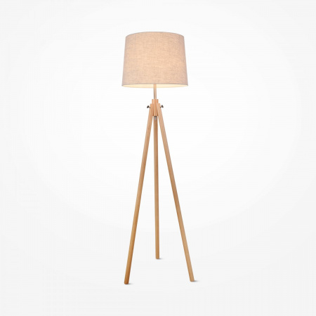 фото Торшер Maytoni Calvin Z177-FL-01-BR, бежевый