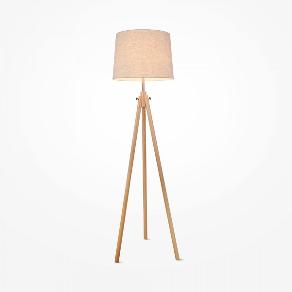 фото Торшер Maytoni Calvin Z177-FL-01-BR, бежевый