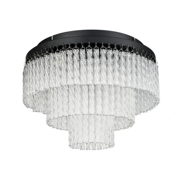 Черный/прозрачный/металл/стекло Люстра потолочная G9 11*20W 220V SPIRALS CLASSI, арт. 6576/11CR