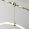 фото Коннектор с тросовым подвесом Тау / Tau в шинопровод Flarity латунь Maytoni Technical TRA154SW-1BS
