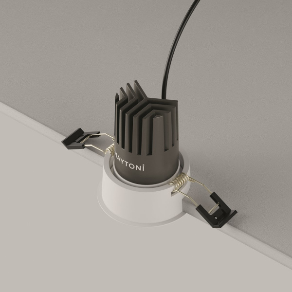 фото Встраиваемый светильник Maytoni Technical Dip DL115-10W-3K-W, белый
