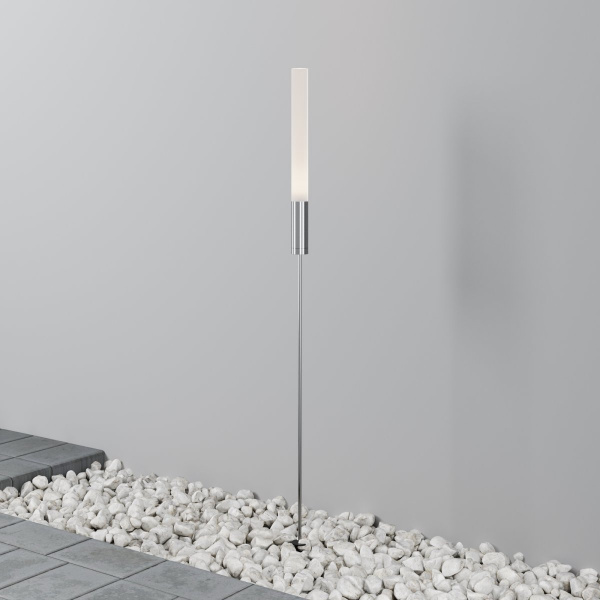 фото Ландшафтный светильник Maytoni Outdoor Flare O510FL-L3PT3K1, платина