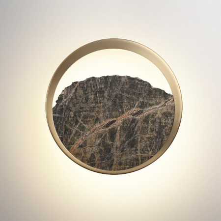 фото Светильник темно-зеленый/мрамор/металл IP20 LED 9W 240Лм 3000K 220-240V VALLEY ECODESIGN, арт. 7068/9WL