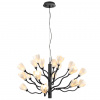 фото Черный матовый/белый/фарфор Люстра G4 LED 18*5W GARDI MODERN, арт. 5090/18