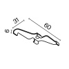 фото Фиксатор для накладного монтажа Exility белый, 2шт Maytoni Technical TRA034HS-21W
