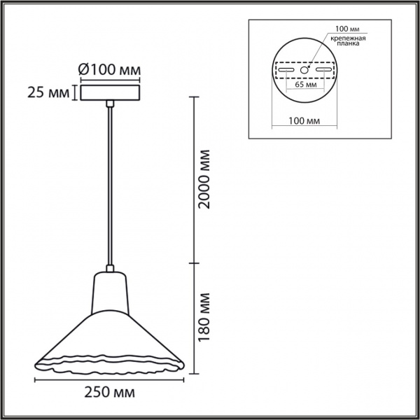 фото Черный/серый/бежевый, металл/дерево/цемент Подвес E27 60W 220V EOLIANA SUSPENTIONI, арт. 8351/1A