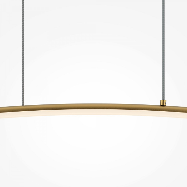 фото Подвесной светильник Maytoni Curve MOD243PL-L18BSK, латунь