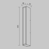 фото Уличный настенный светильник Maytoni Outdoor Corte O571WL-L20B3K, черный