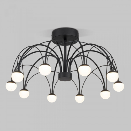 фото Потолочный светодиодный светильник Ragno 90035/10 LED черный