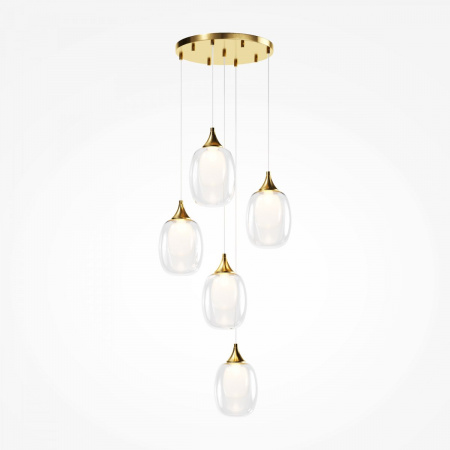 фото Подвесной светильник Maytoni Aura MOD016PL-05BS, латунь