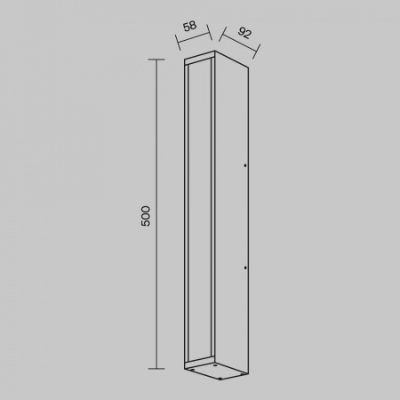 фото Уличный настенный светильник Maytoni Outdoor Corte O571WL-L20B3K, черный