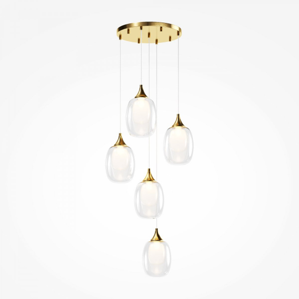 фото Подвесной светильник Maytoni Aura MOD016PL-05BS, латунь