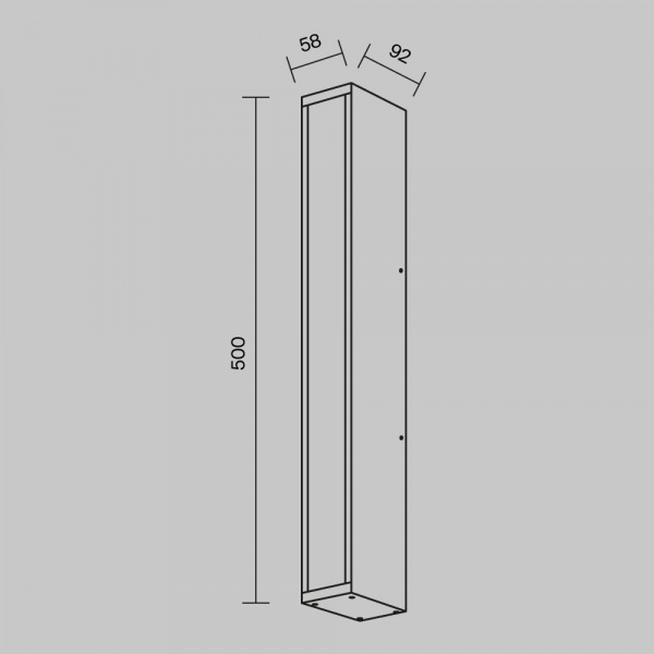 фото Уличный настенный светильник Maytoni Outdoor Corte O571WL-L20B3K, черный