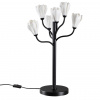 Черный матовый/белый/фарфор Настольная лампа G4 LED 6*5W GARDI MODERN, арт. 5090/6T