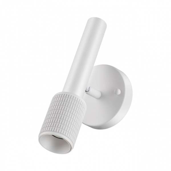Белый/металл Настенный св-ник выкл на плафоне IP20 LED GU10 max 10W MEHARI HIGHTECH, арт. 4239/1W