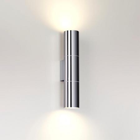фото Хром/металл Настенный светильник IP44 LED E27 max 2*7W BAZEL HIGHTECH, арт. 4281/2WA