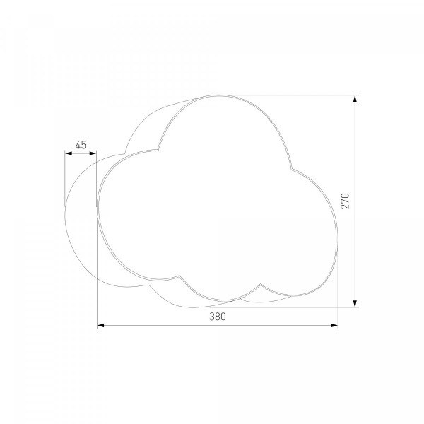 фото Настенный светильник 4966 Cloud