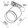 фото Трековый светильник Maytoni Technical Polar TR088-1-GX53-W, белый