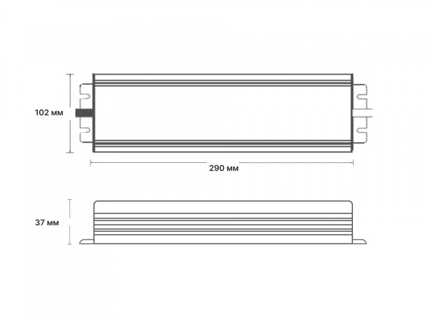 фото Блок питания SWG для светодиодных лент TPW, 600 W Влагозащитный, 24 V, MTPW-FY600-24