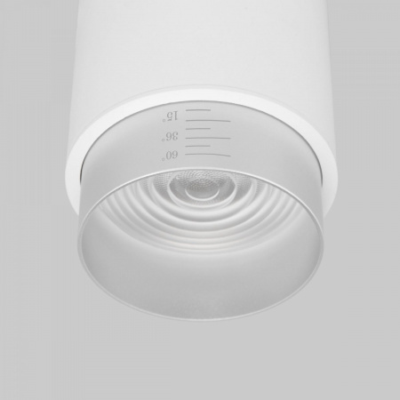 фото Потолочный светодиодный светильник Cors 25032/LED 10W 4200K белый/серебро