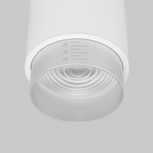 фото Потолочный светодиодный светильник Cors 25032/LED 10W 4200K белый/серебро