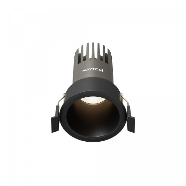 Встраиваемый светильник Maytoni Technical Dip DL116-10W-4K-B, черный