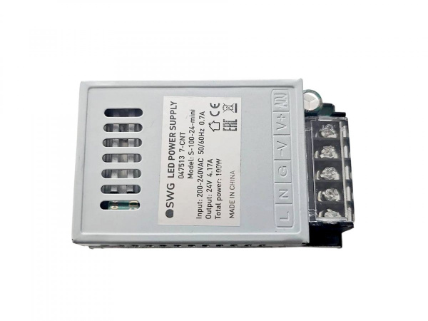 Блоки питания сетка SWG, 100 W, 24V, S-100-24-mini