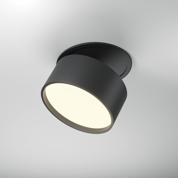 фото Встраиваемый светильник Maytoni Technical Onda DL024-12W-DTW-B, черный